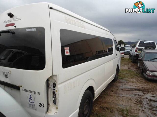 2010 Toyota Hiace Van NOW DISMANTLING