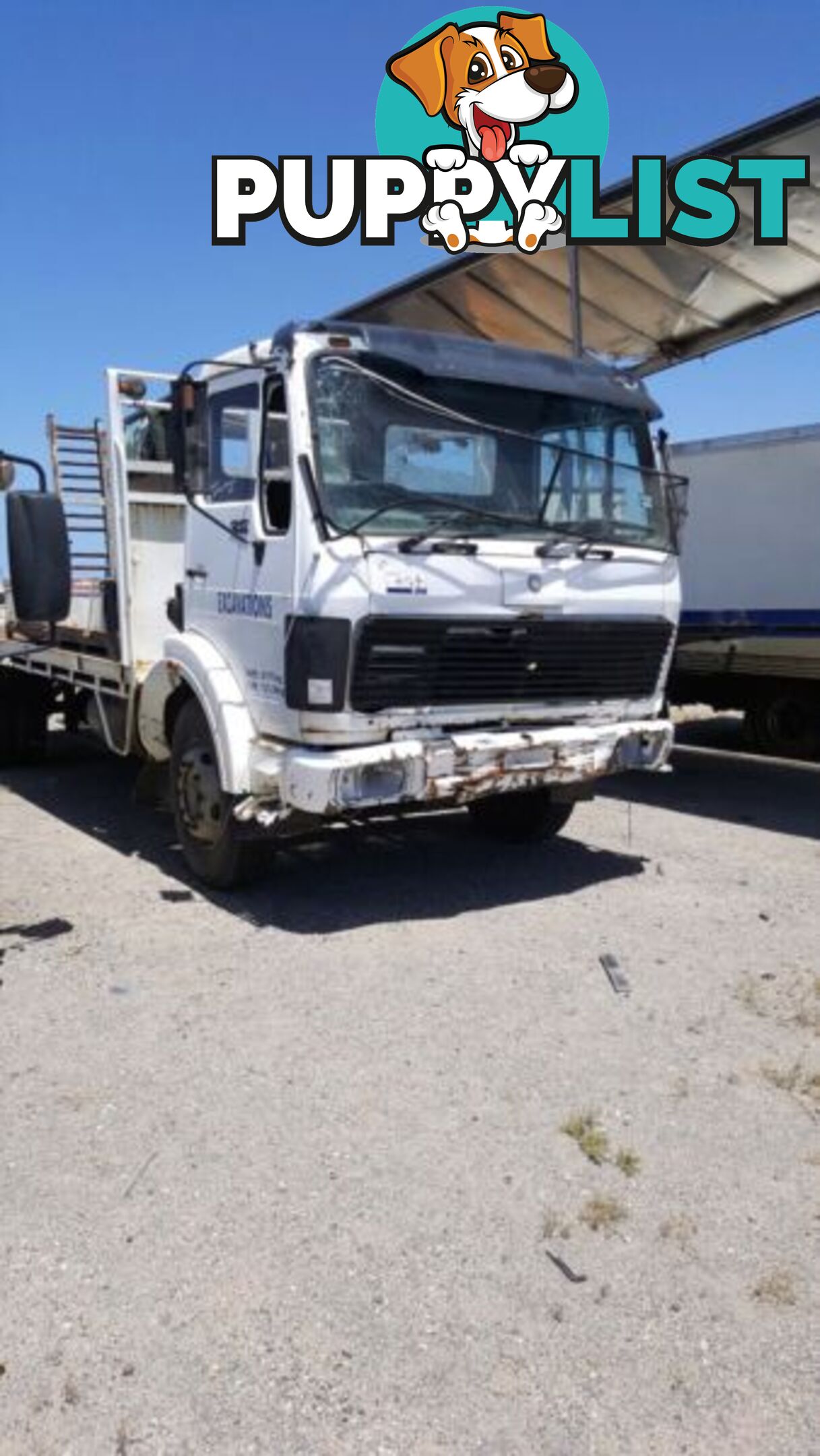 1983 Mercedes Benz 1217/48 Tray 6 CYL Turbo Diesel 2 AXLE