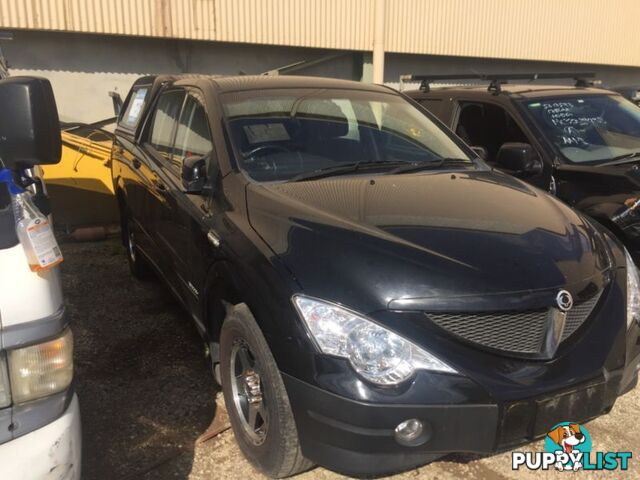 2009 SSANGYONG ACTYON SPORTS TRADIE (4x4) Q100 MY08 DOUBLE CAB UTILITY