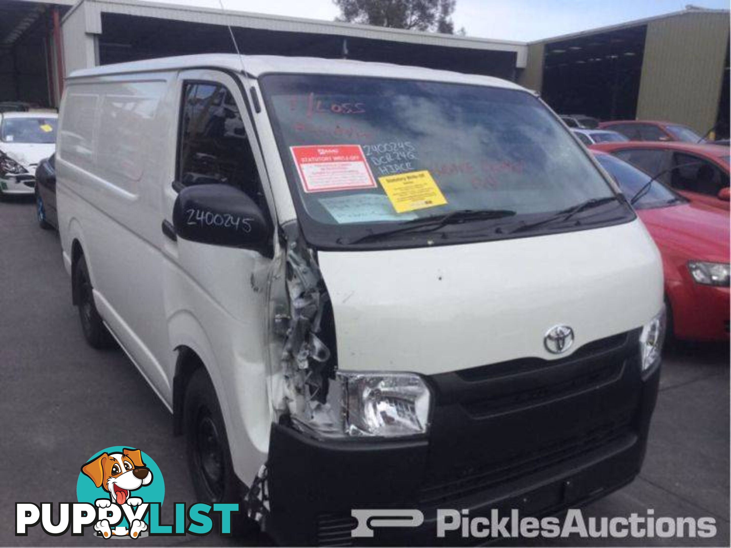 Description	01/16, Toyota, Hiace, Van Wrecking Now