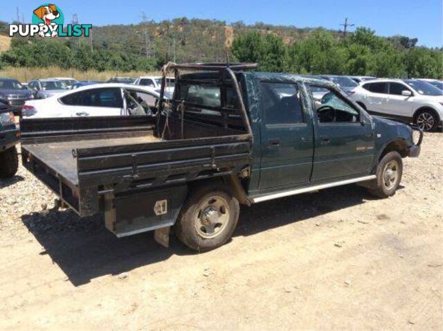 2002, Holden Rodeo Cab Chassis Dual cab Wrecking Now