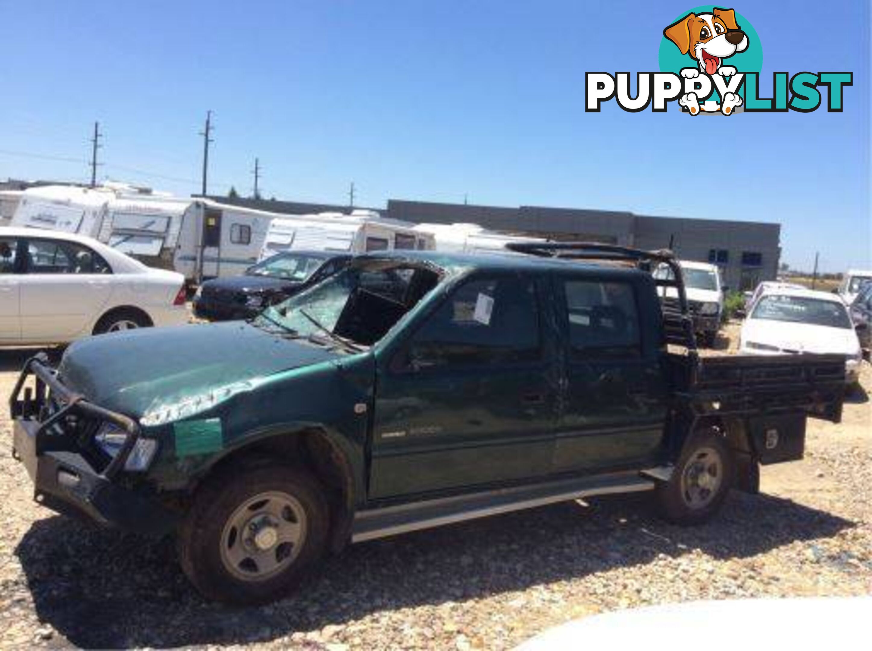 2002, Holden Rodeo Cab Chassis Dual cab Wrecking Now