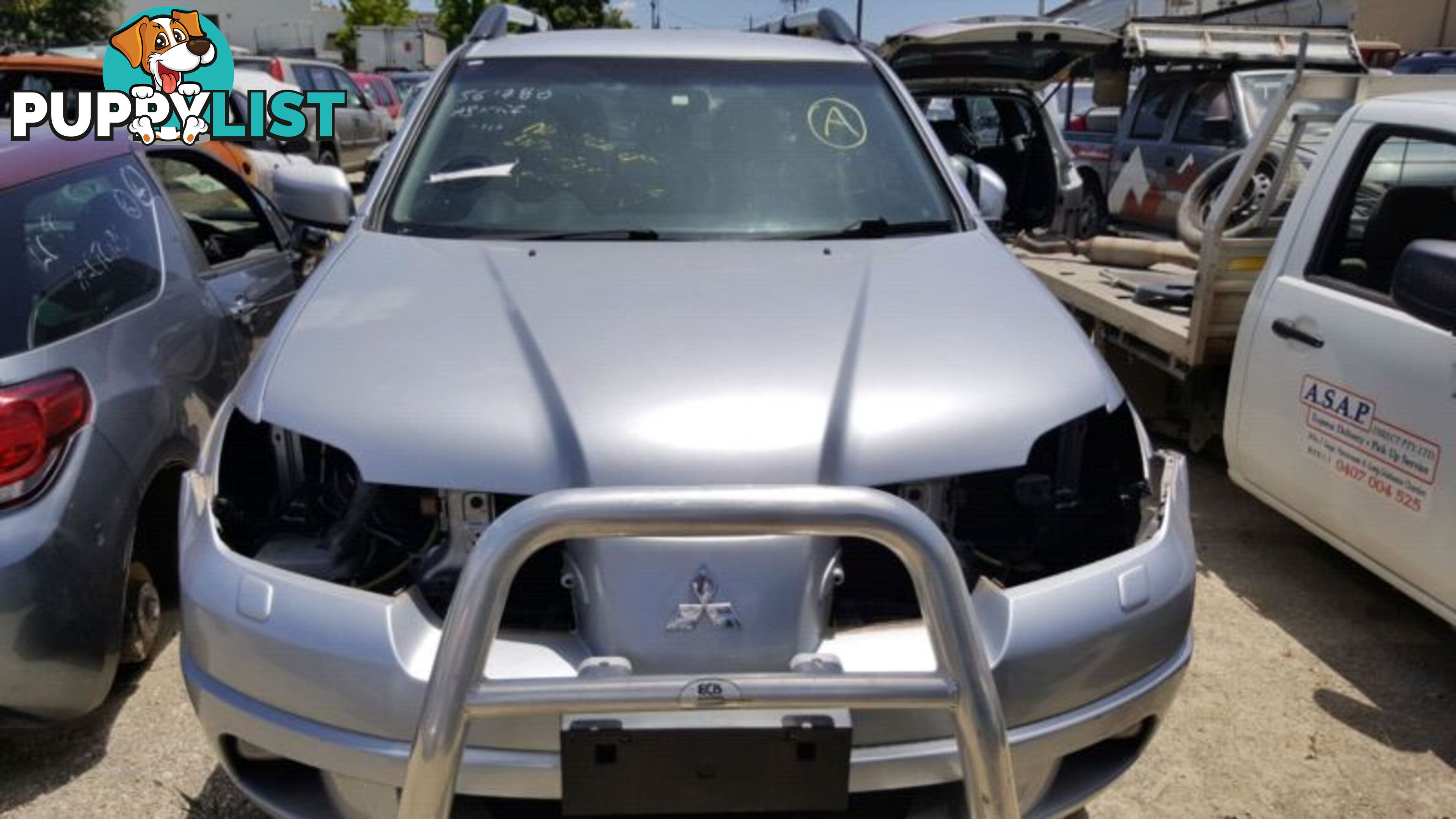 2004, Silver Mitsubishi Outlander Silver