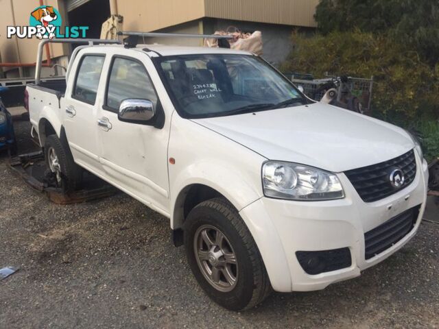 2013 GREAT WALL V200 (4x4) K2 DUAL CAB UTILITY