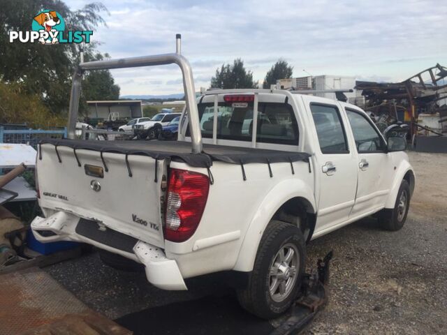 2013 GREAT WALL V200 (4x4) K2 DUAL CAB UTILITY