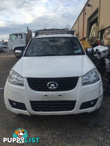 2013 GREAT WALL V200 (4x4) K2 DUAL CAB UTILITY