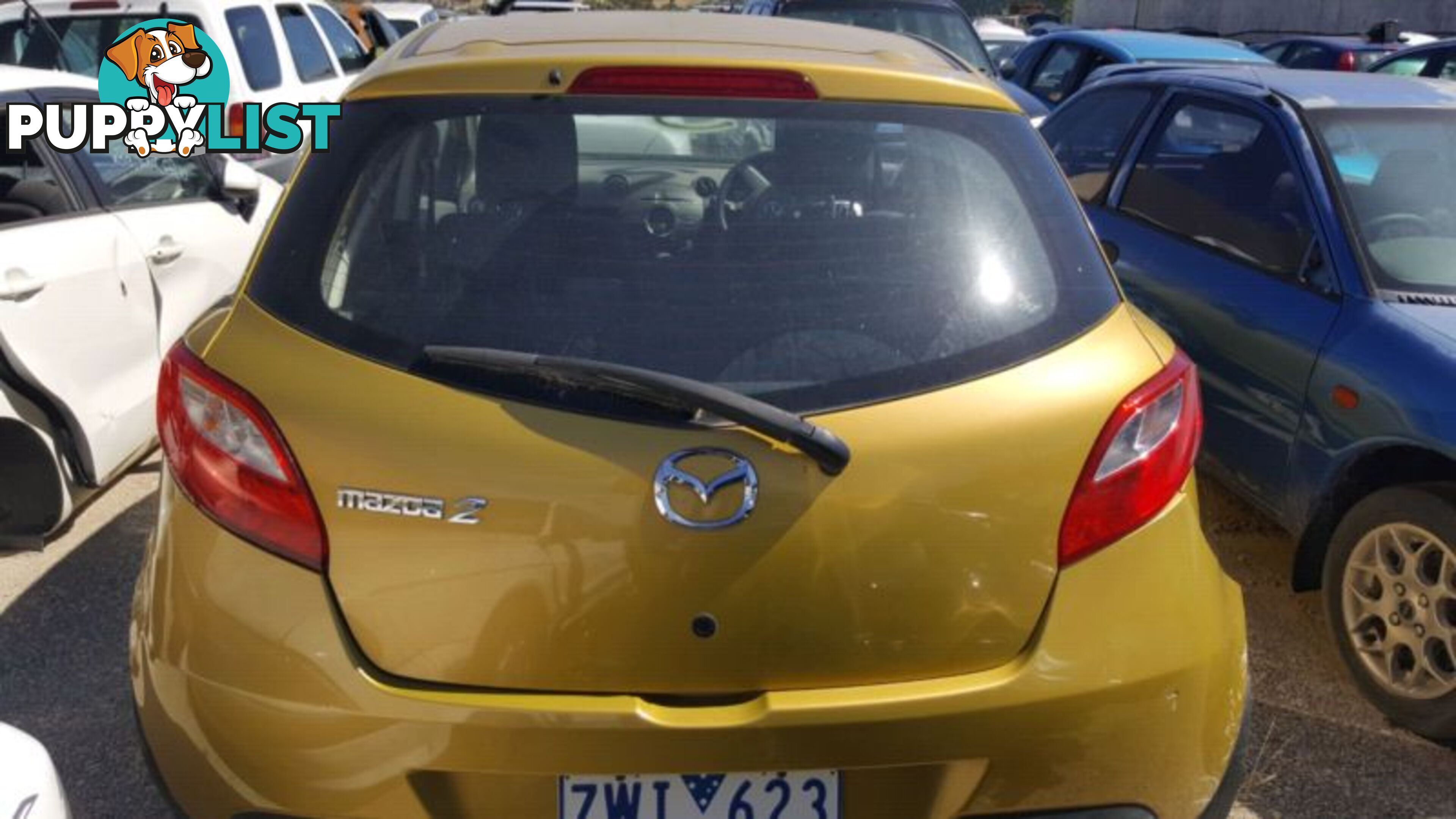 2007 Mazda 2 Golden colour Wrecking Now