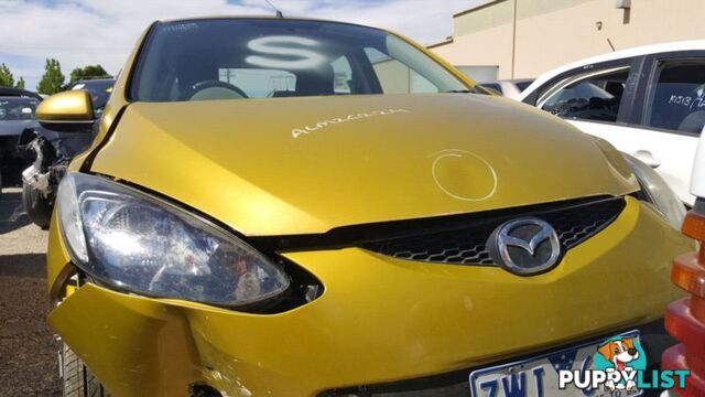 2007 Mazda 2 Golden colour Wrecking Now