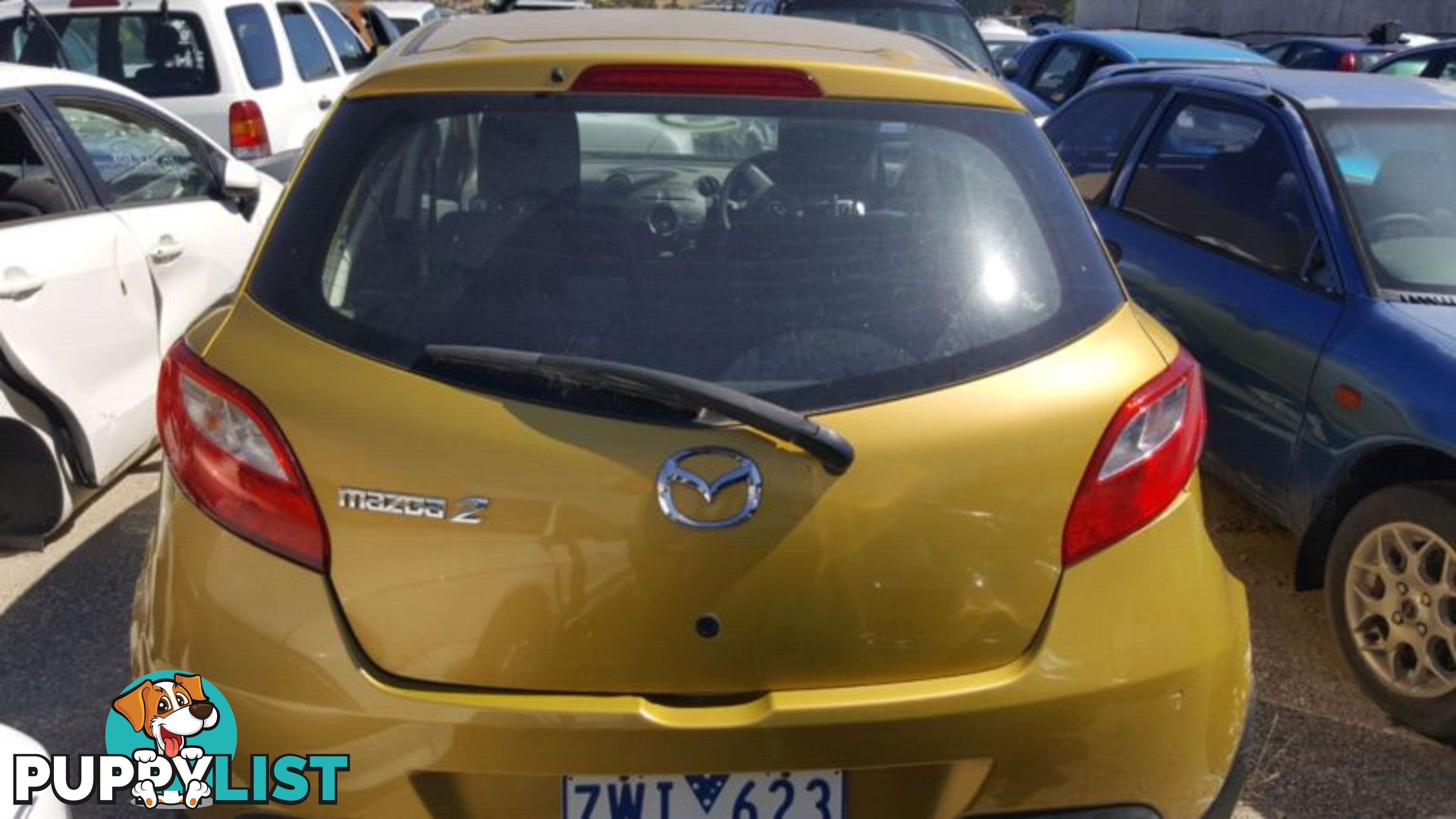 2007 Mazda 2 Golden colour Wrecking Now