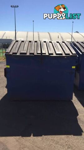 6 X ACT Industrial Blue Front Load Bins 4.5m^3 Sale Now ,Perth