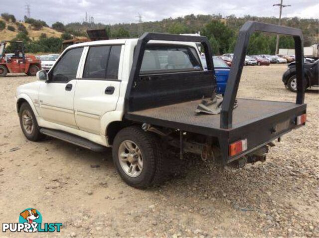 2005, Ssangyong Musso Dual Cab Chassis Wrecking Now