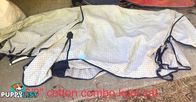 6’3” horse rugs range of cottons, woollen ll, winter standards and combos