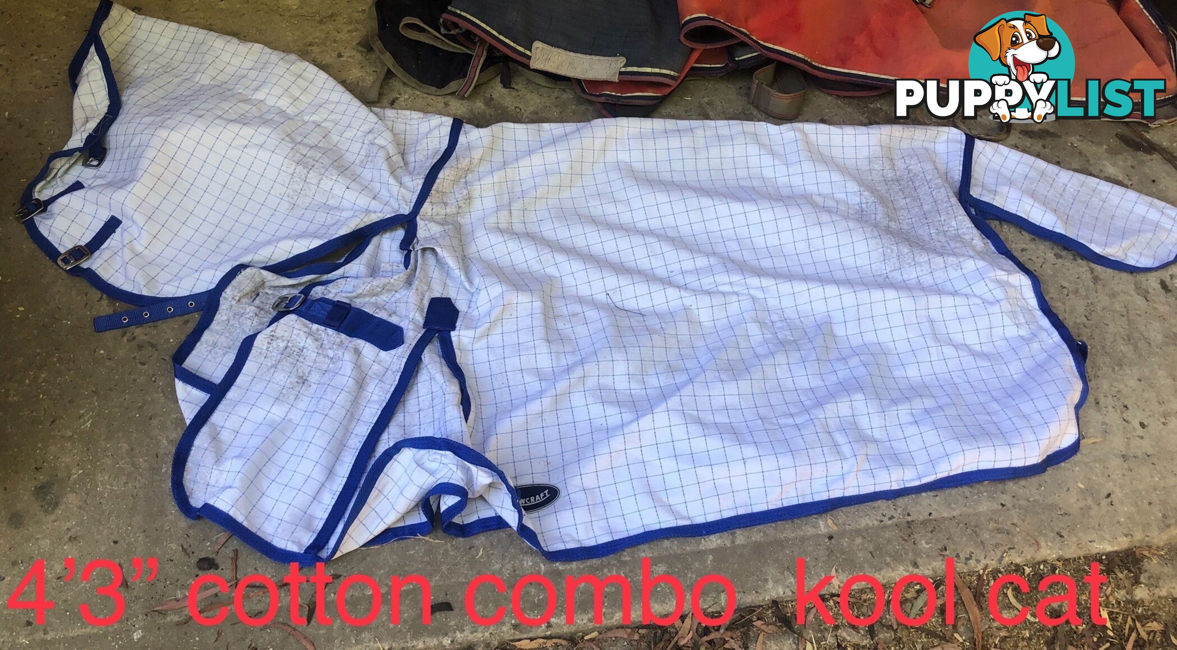 4’3” pony rugs cottons, wool, winter combos and standard