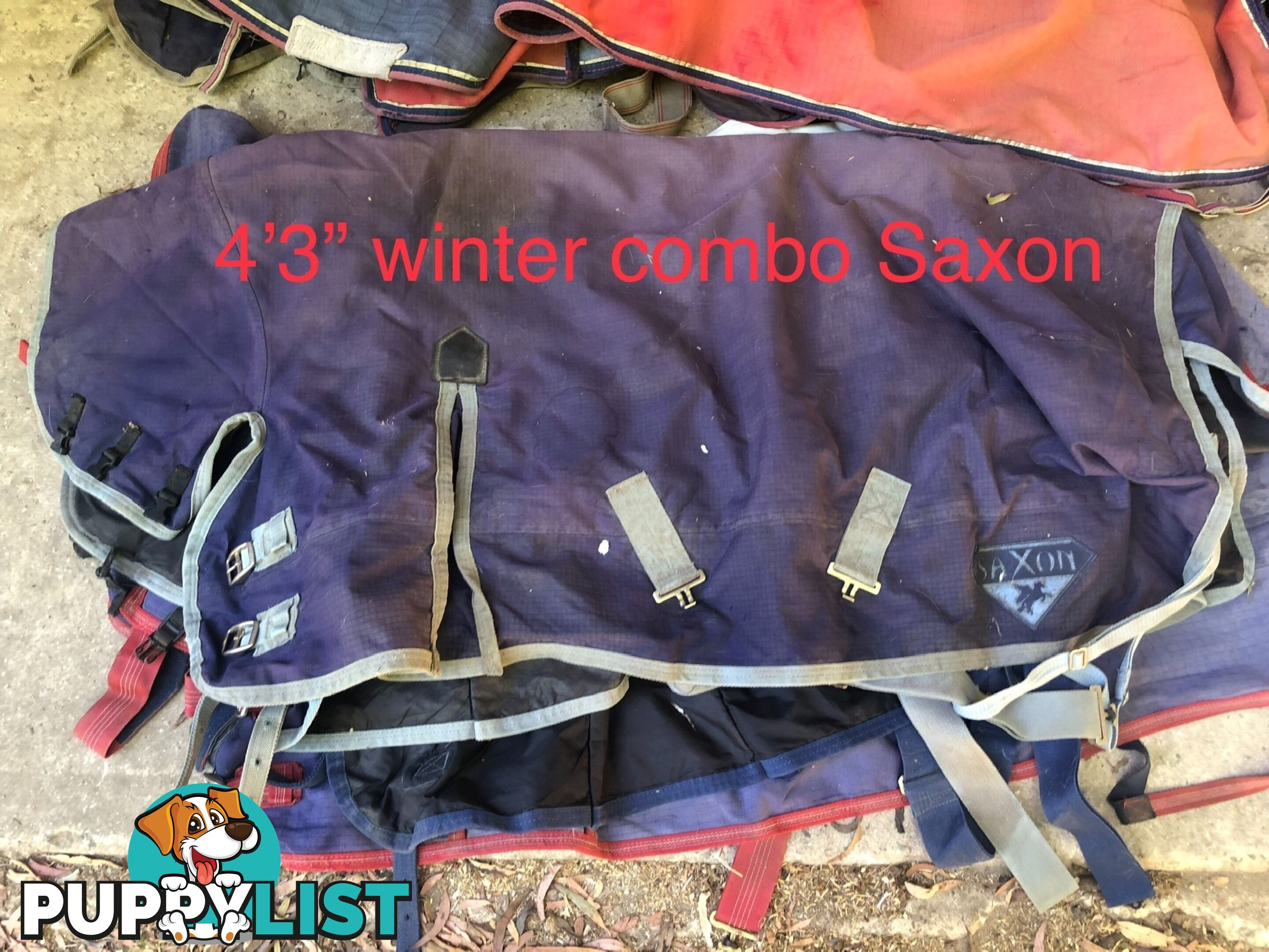 4’3” pony rugs cottons, wool, winter combos and standard