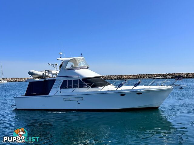 1990 Precision 50 Flybridge Convertible " DUAL HELM "