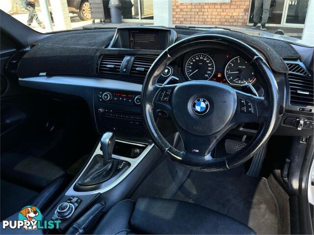 2013 BMW 1 20I E82MY12UPDATE 2D COUPE