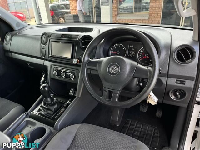 2011 VOLKSWAGEN AMAROK TDI400TRENDLINE 2H DUAL CAB UTILITY