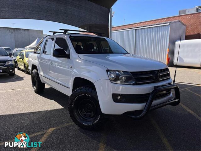 2011 VOLKSWAGEN AMAROK TDI400TRENDLINE 2H DUAL CAB UTILITY