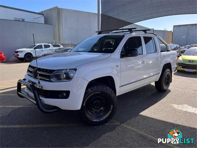 2011 VOLKSWAGEN AMAROK TDI400TRENDLINE 2H DUAL CAB UTILITY