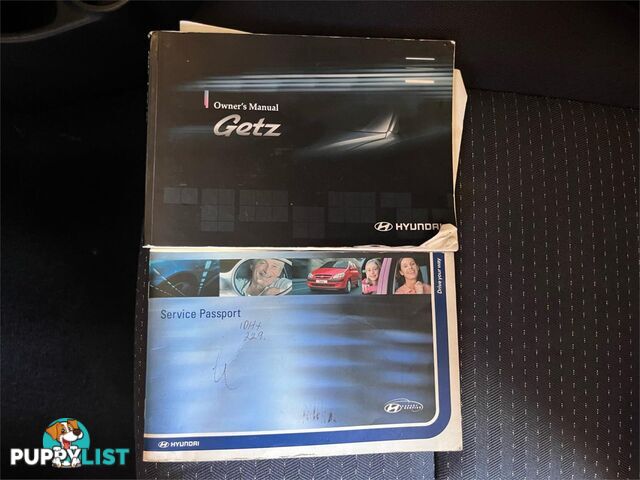 2010 HYUNDAI GETZ S TBMY09 3D HATCHBACK