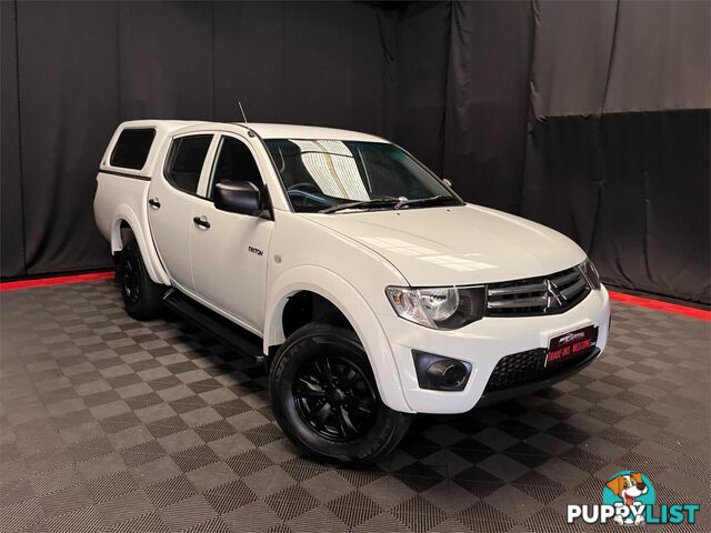 2013 MITSUBISHI TRITON GLX MNMY13 DOUBLE CAB UTILITY