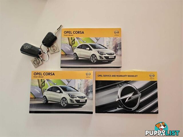 2012 OPEL CORSA  SL 3D HATCHBACK