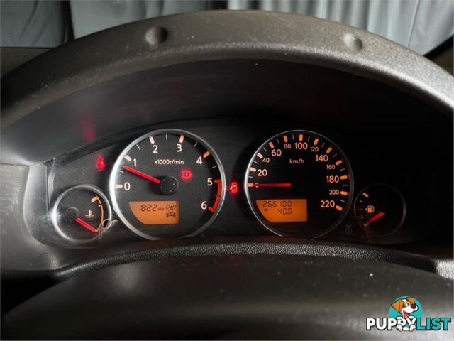 2008 NISSAN NAVARA RX D40 DUAL CAB P/UP