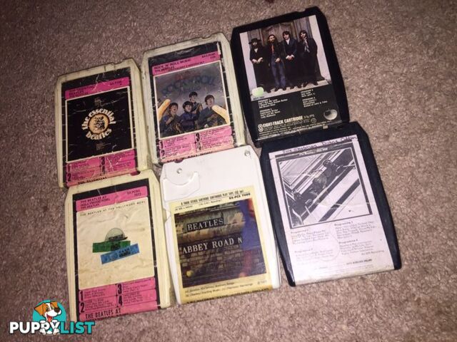 Vintage 8 track tape collection - Beatles, Sinatra, Elvis, Stevens