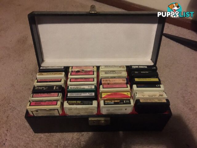 Vintage 8 track tape collection - Beatles, Sinatra, Elvis, Stevens