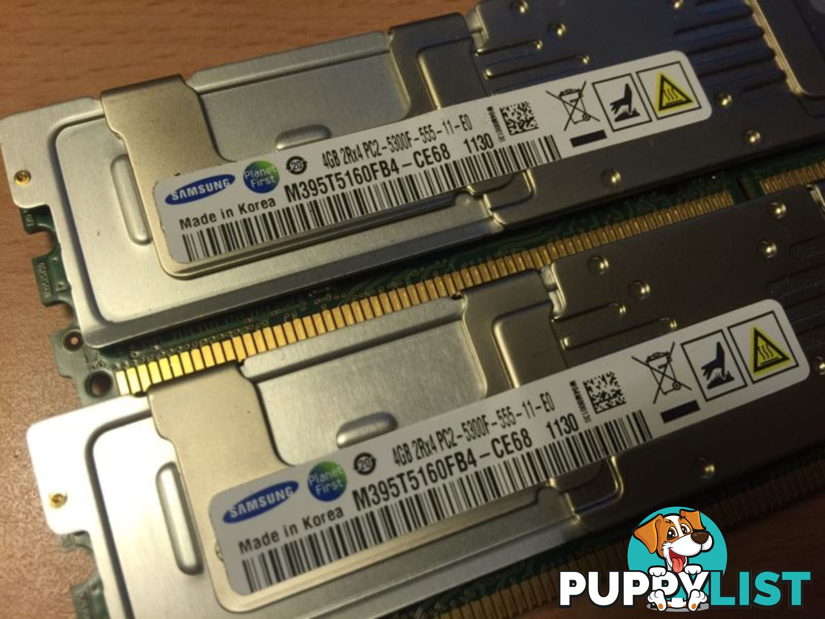 4GBx2 8GB DDR2 PC2 5300F 555 - Fully buffered RAM - 2Rx4