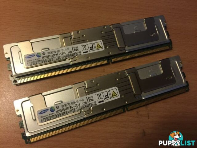 4GBx2 8GB DDR2 PC2 5300F 555 - Fully buffered RAM - 2Rx4