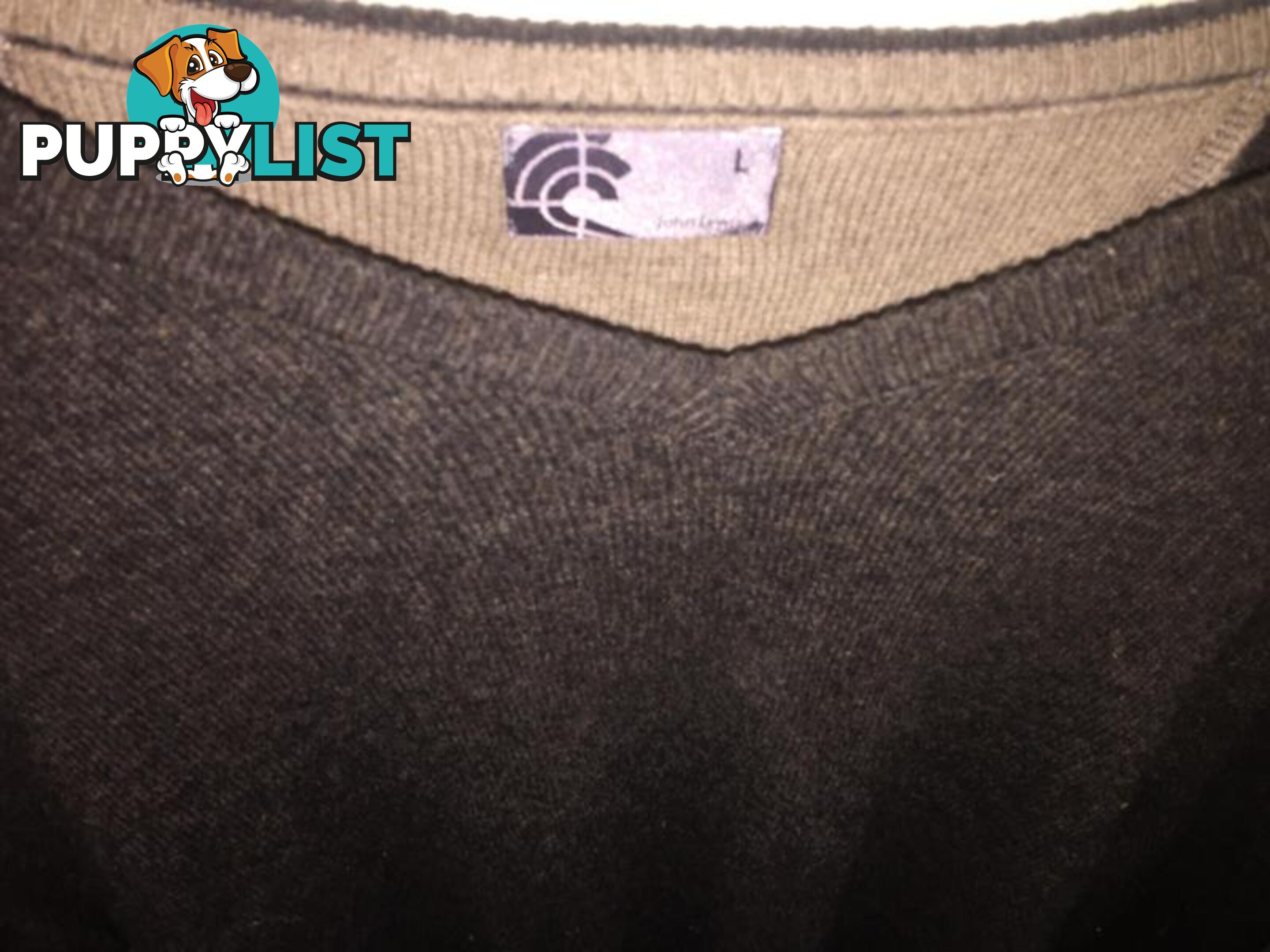 93% Lambswool 7% Cashmere Large MENS Jumper