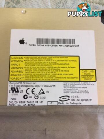 Apple iMac DVD drive