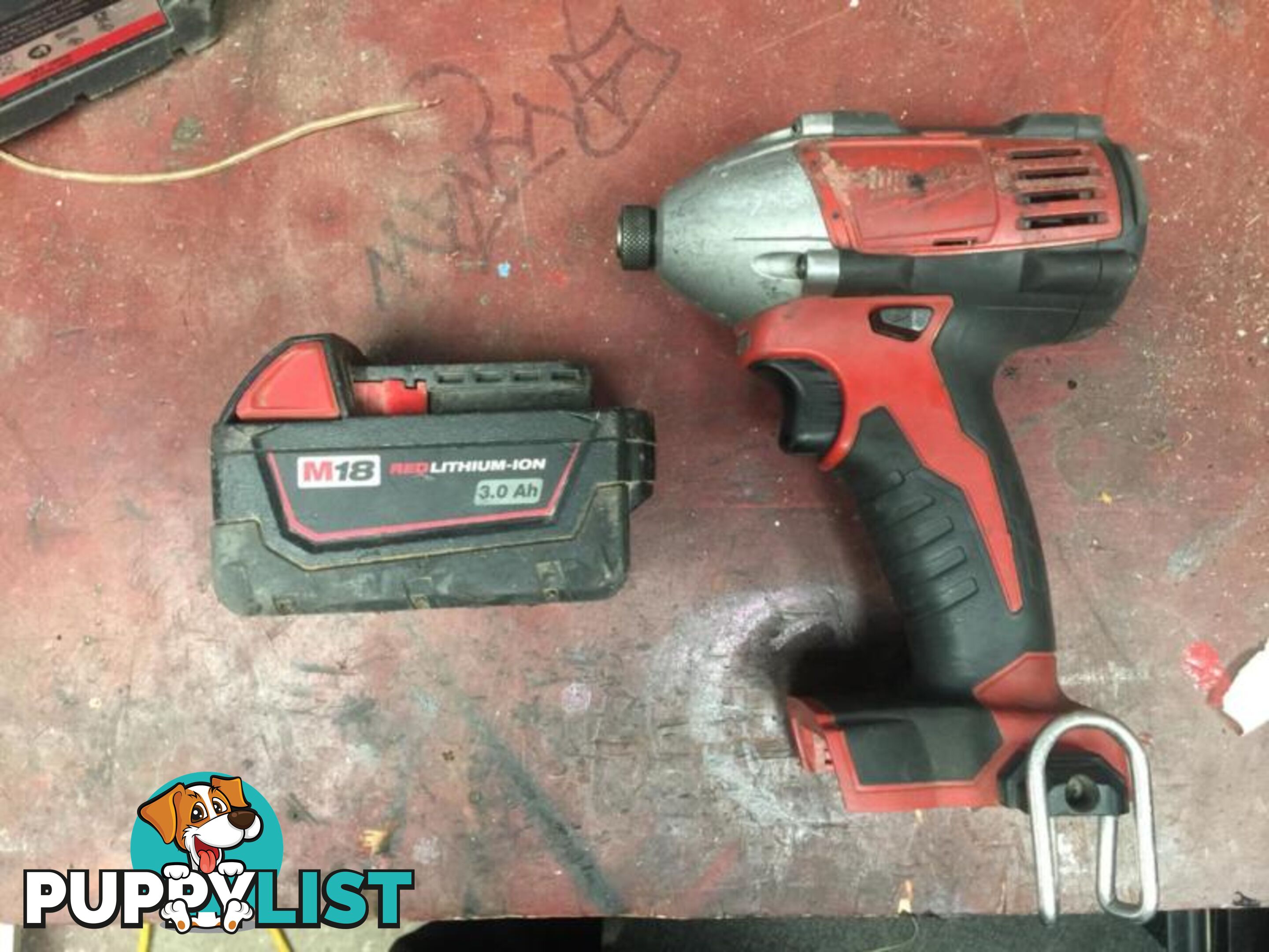 Milwaukee impact driver with battery