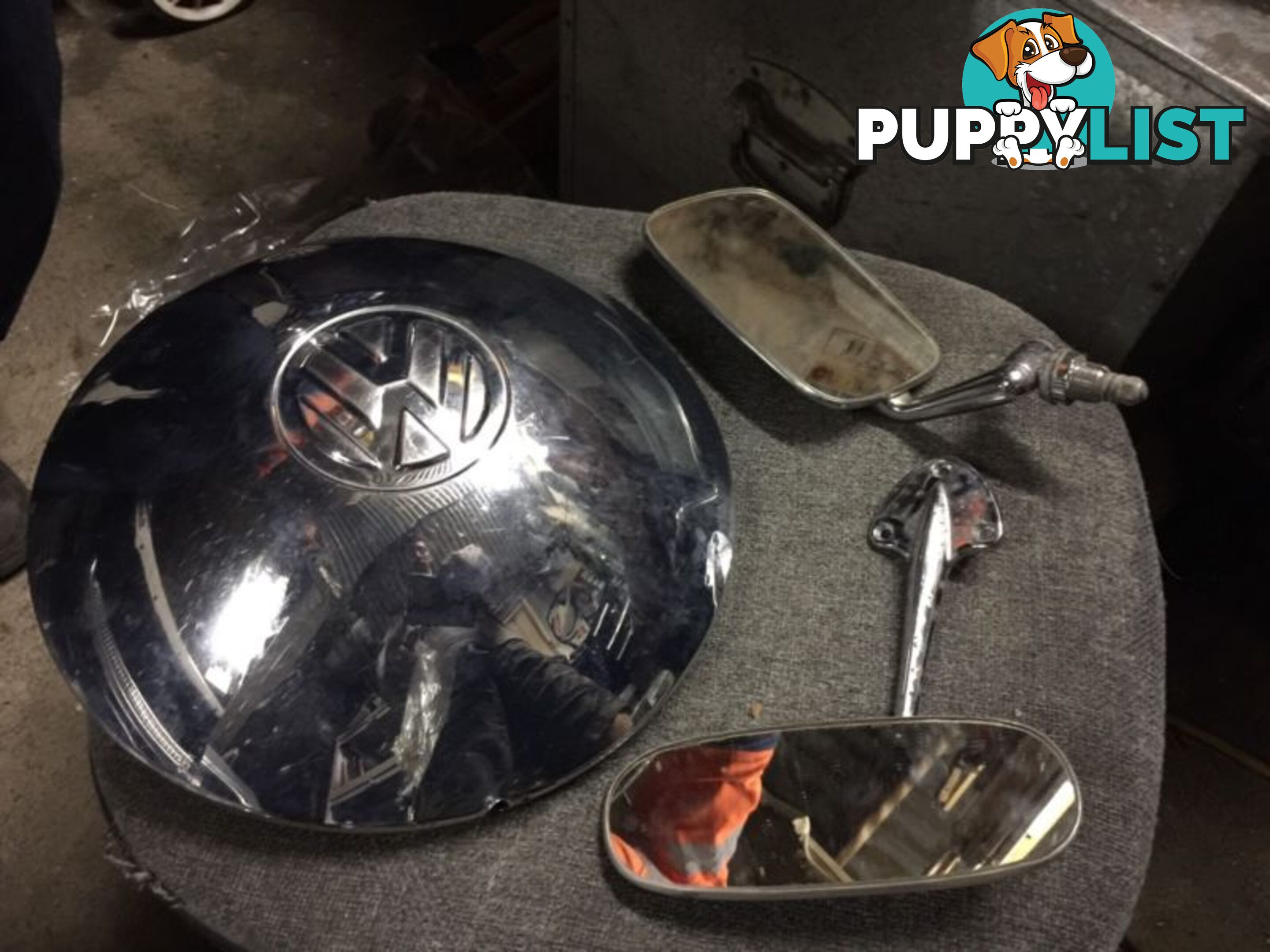 VW parts / hub cap / mirror / Gear shifter / Beatle Volkswagen