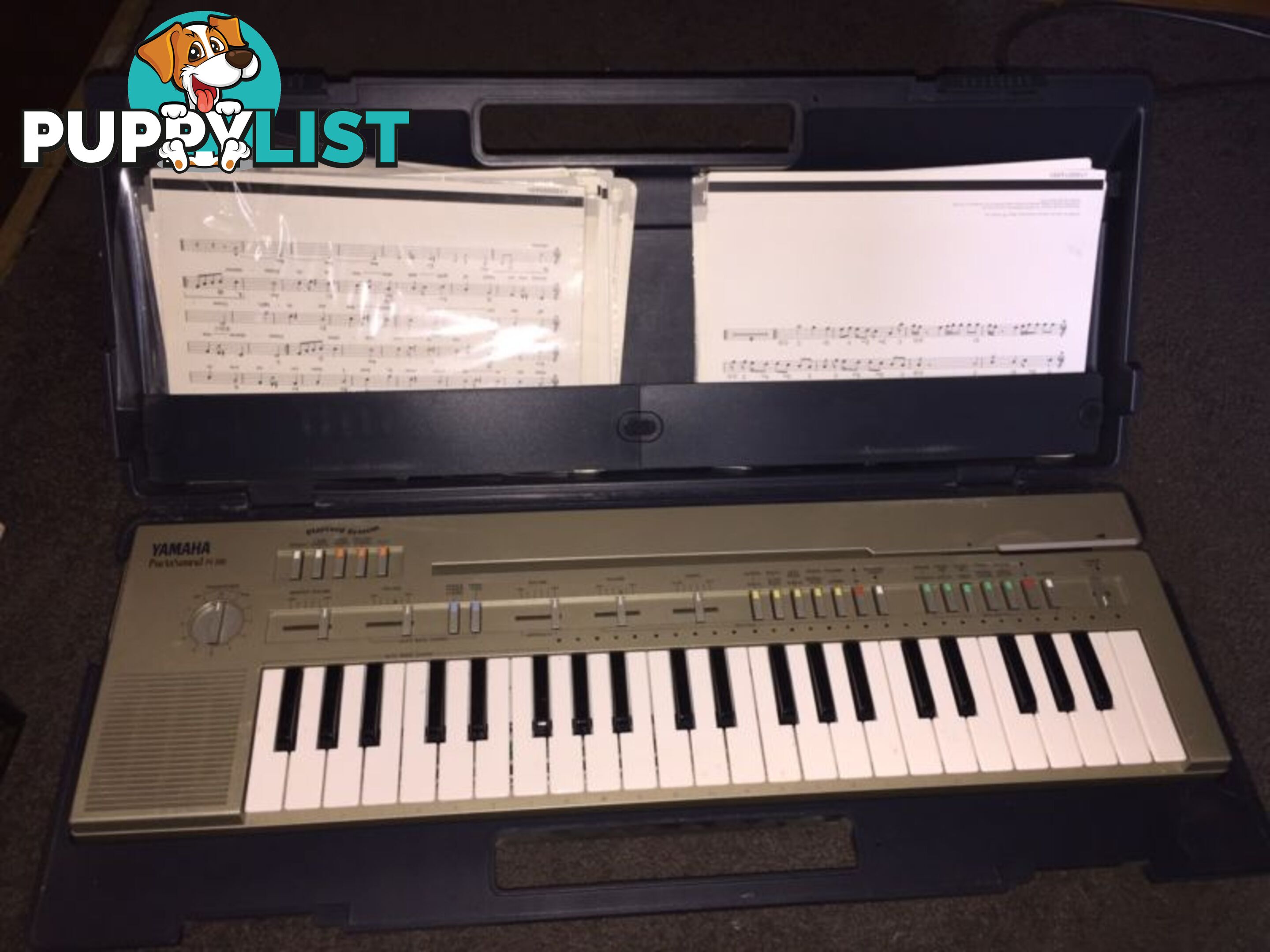 RARE Yamaha PortaSound PC-100 / keyboard / magnetic cards