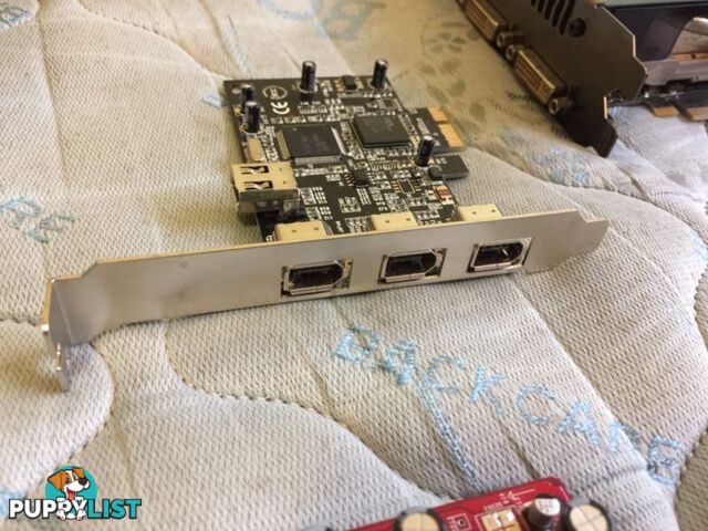 Variety of graphics cards for PC + FireWire card