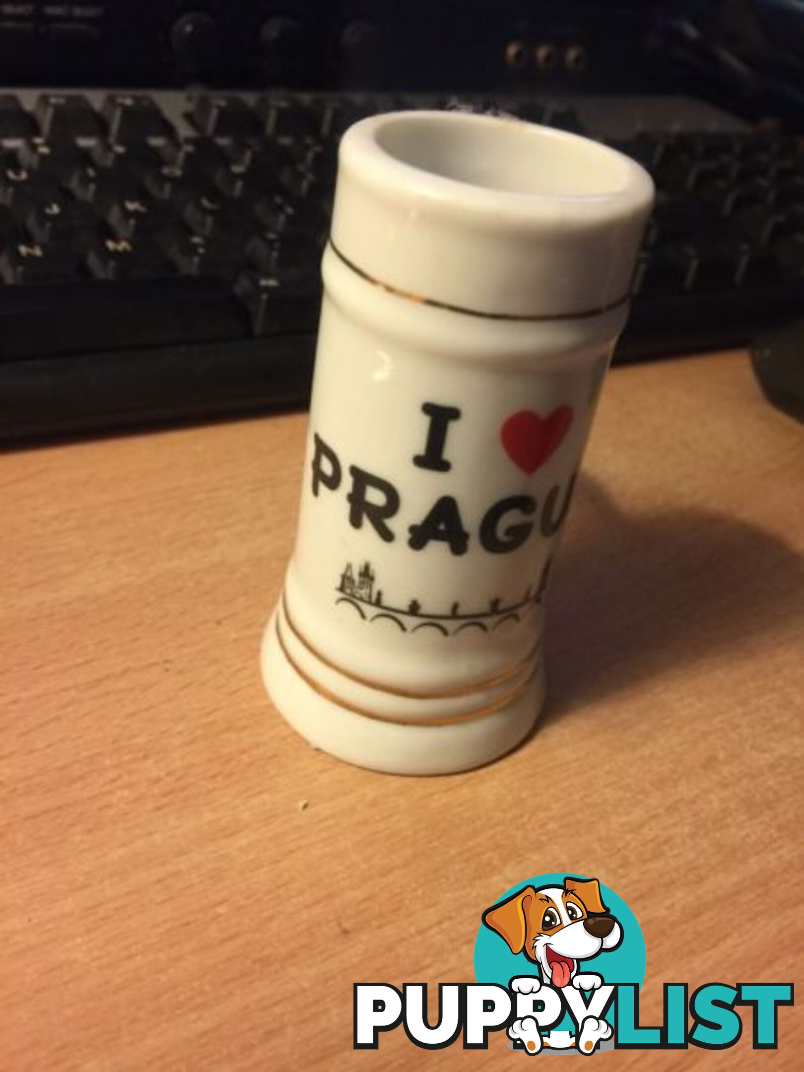 I <3 Prague Mug / ceramic / souvenir / shot glass NEW