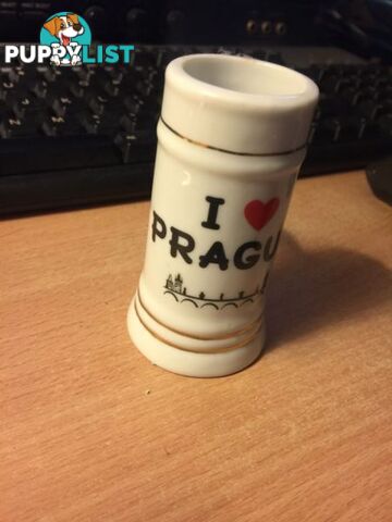 I <3 Prague Mug / ceramic / souvenir / shot glass NEW