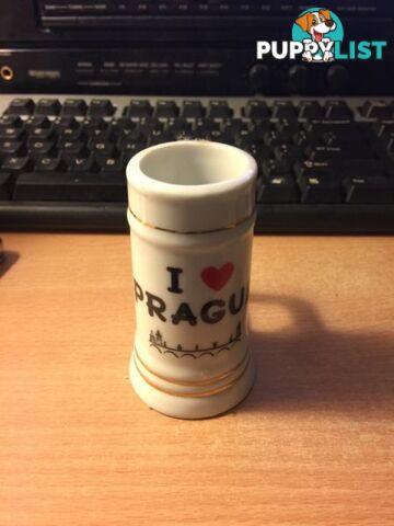 I <3 Prague Mug / ceramic / souvenir / shot glass NEW