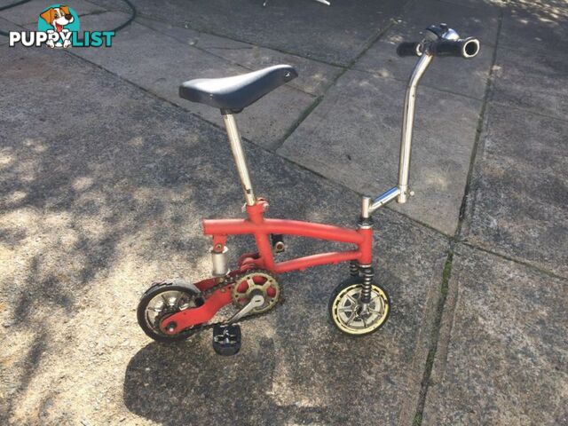 Antique 60's mini bicycle / funny bike / rides great/ RARE