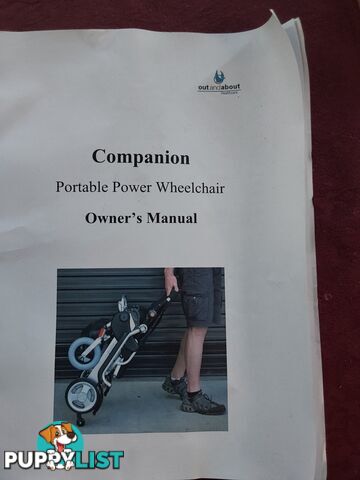 Companion portable power wheelchair