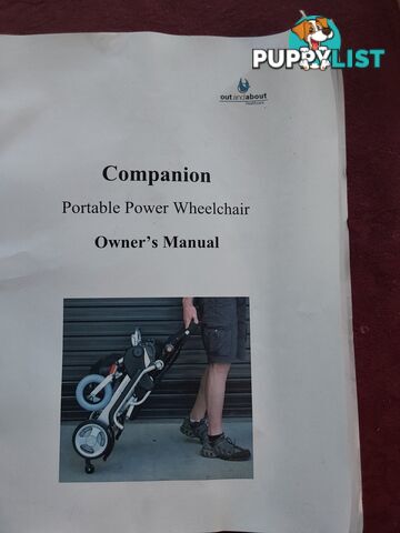 Companion portable power wheelchair