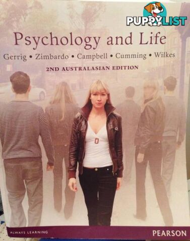 PSYCHOLOGY & LIFE 2nd Australasian Edn by Gerrig et al.