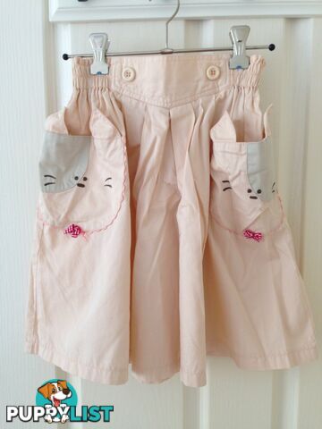 GIRL'S SKIRT-Cat pockets