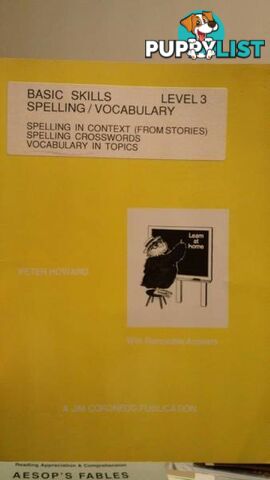 BASIC SKILLS SPELLING/VOCABULARY LEVEL 3