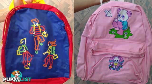 CHILDREN'S SMALL BACKPACKS-PINK PANDA/3 KIDS