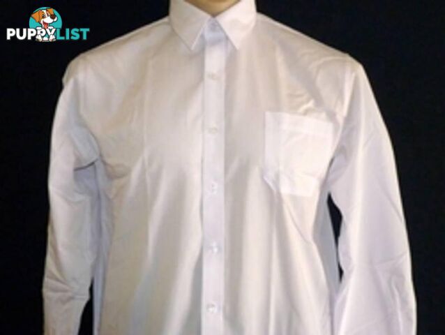 WHITE COLLARED LONG SLEEVES SHIRTS