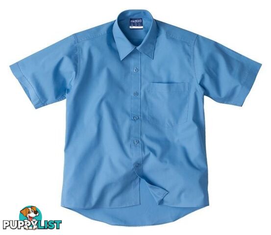 SCHOOL WEAR-BOY'S BLUE SHORT SLEEVES SHIRTS