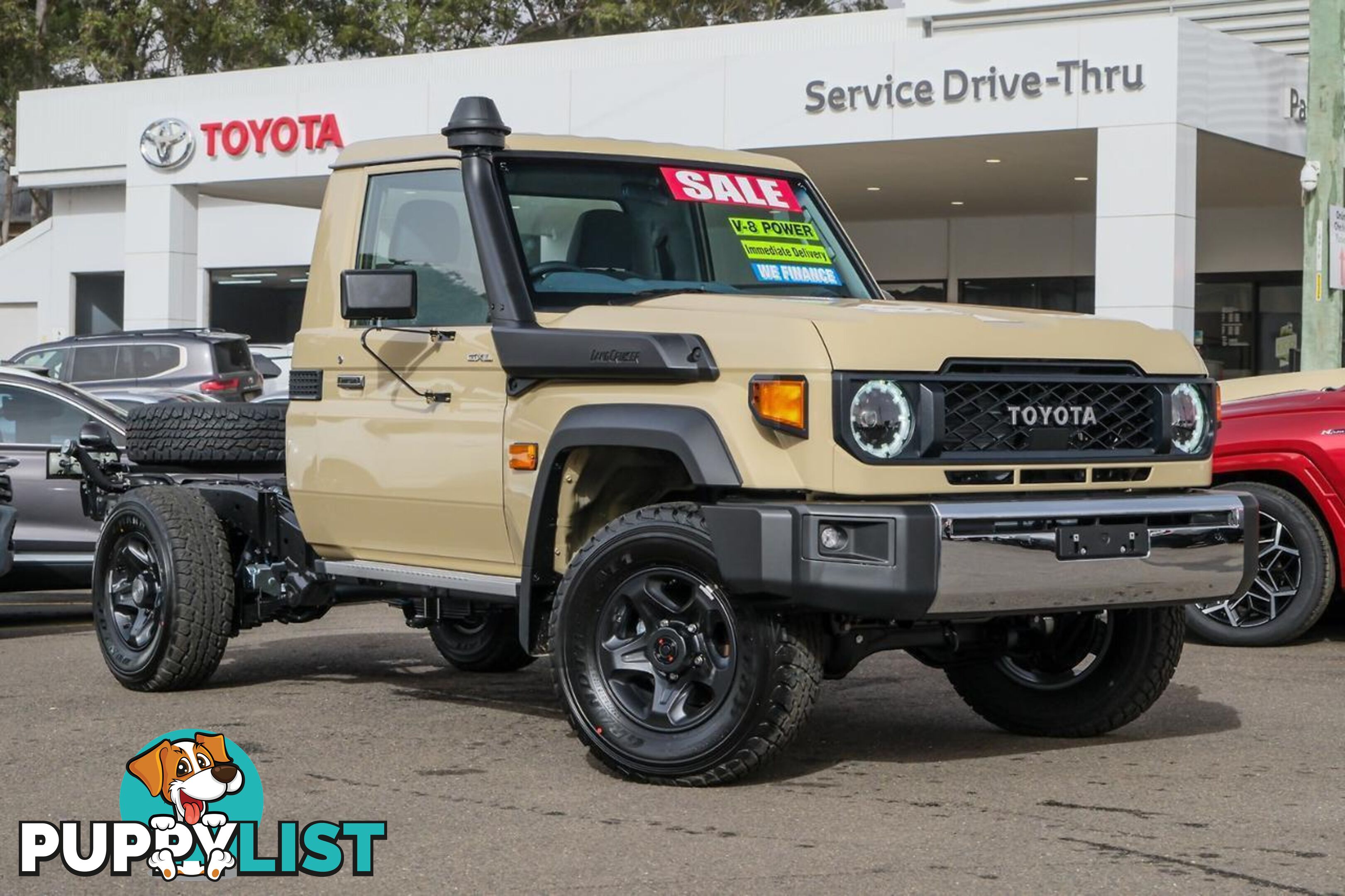 2025 TOYOTA LANDCRUISER   CAB CHASSIS